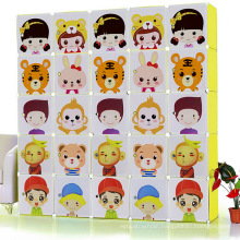 Cartoon Plastic DIY Storage Wardrobe Cabinets (ZH0010-1)